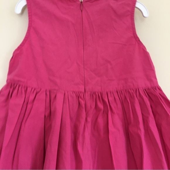 Fuchsia Pink Toddler Little Girls Sleeveless Fit & Flare Gray shift Dress - Picture 7 of 16